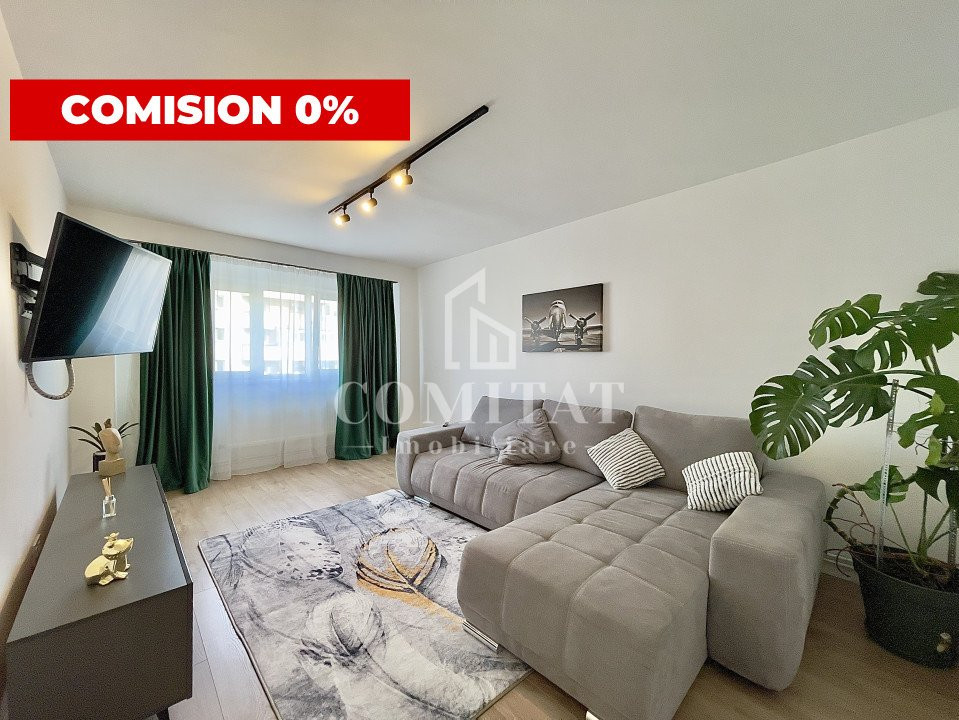 0% comision apartament cu 3 cam decocomandate zona Consiliului Județean