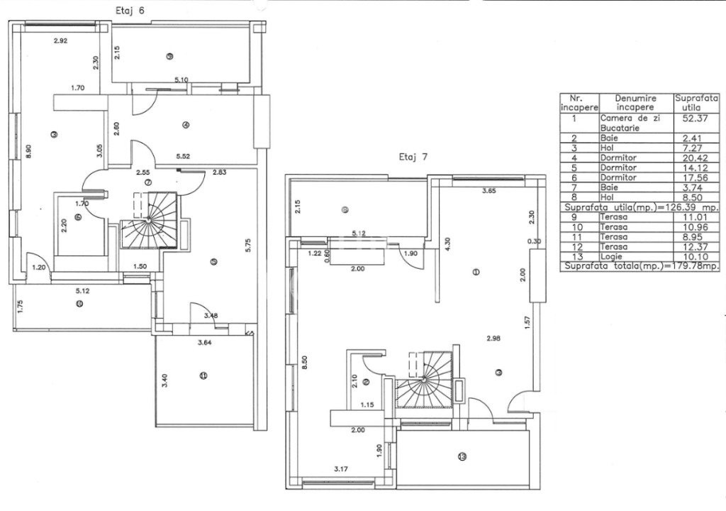 Apartament cu 4 camere pe 2 niveluri cartierul Grigorescu