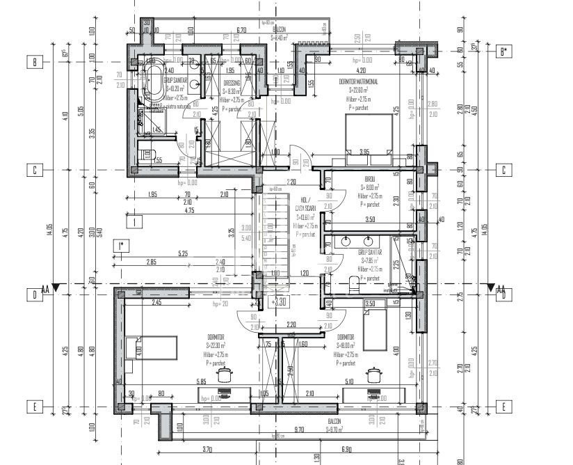 Casa individuală| panoramă | 930 teren | zonă de case și vile