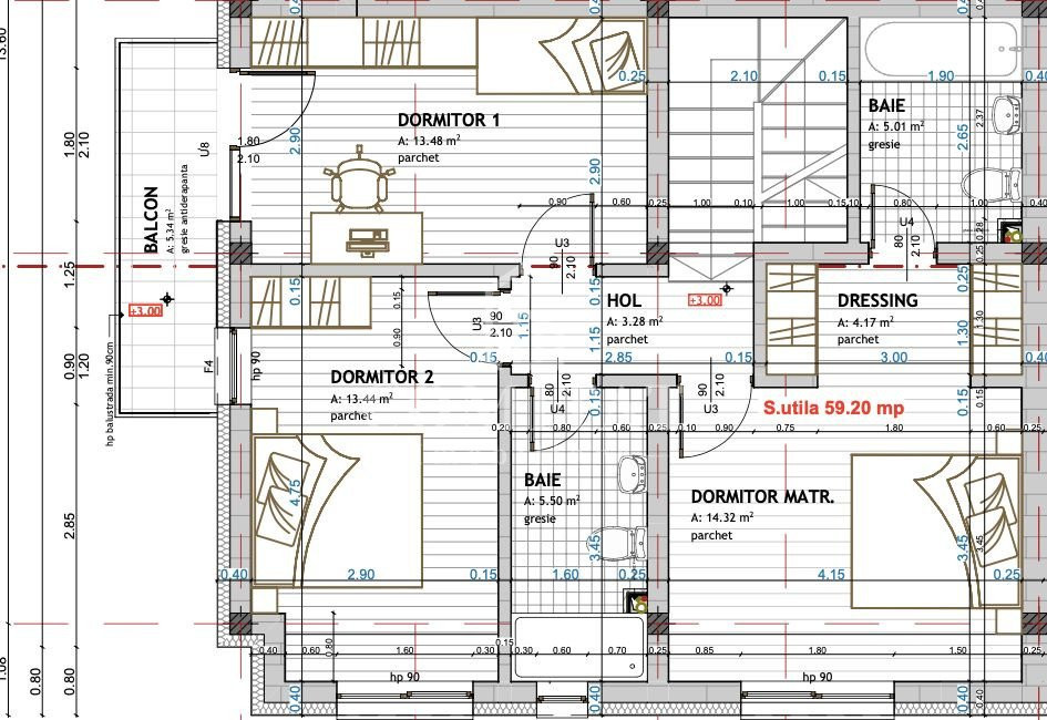 Case calitativ construite zona doar de case și vile